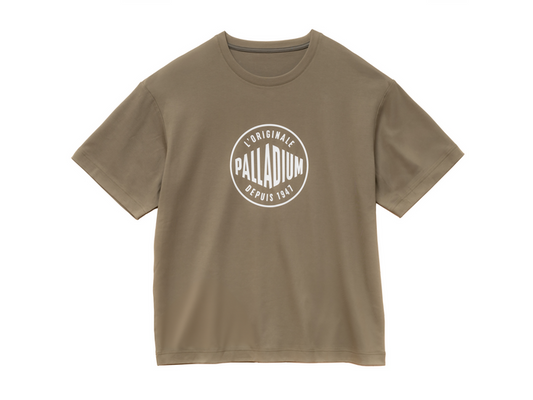 1710934-377 | UNISEX PALLADIUM FRANCE LOGO COTTON T-SHIRT | DUSKY GREEN