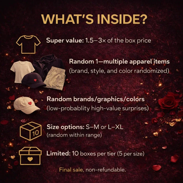 AFV $100 mystery box - Valentine's day edition - Afewvibe