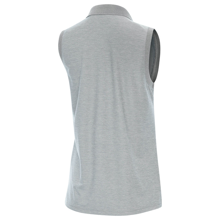 American Flag Women's Recap Sleeveless Polo (Skyscraper Heather)*