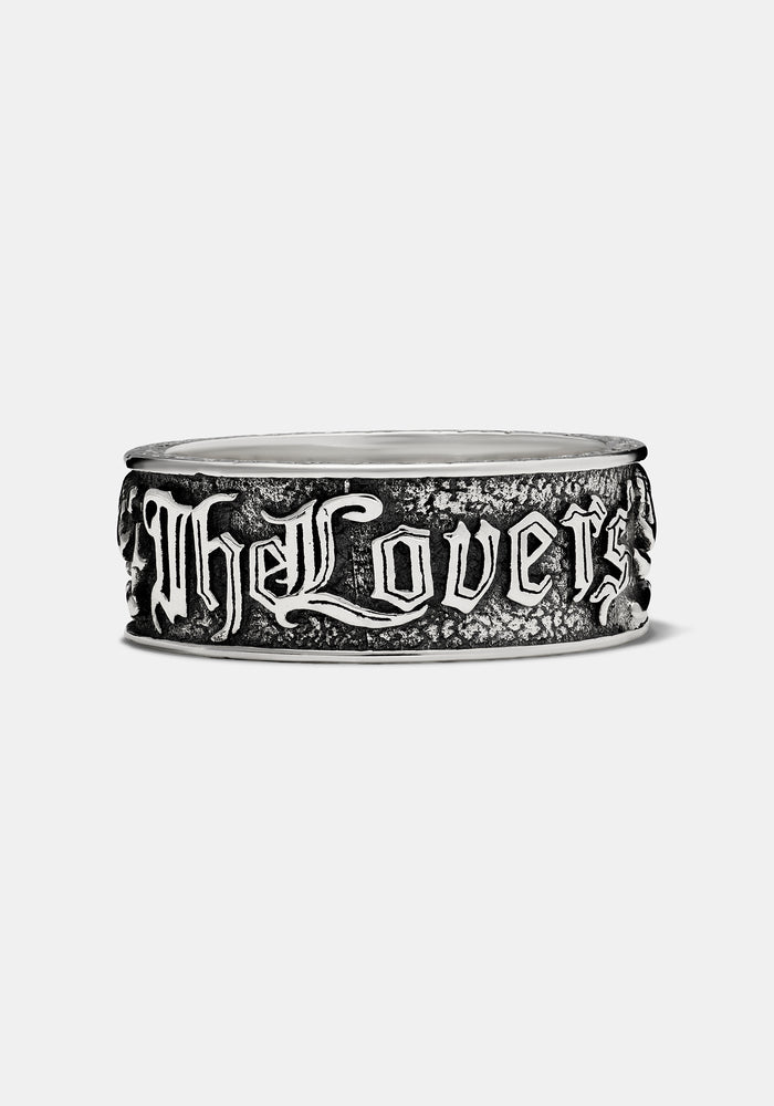 Amorata Lovers Sterling Silver Band - 9mm
