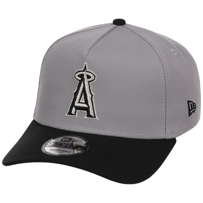 Anaheim Angels MLB Gray x Black FASHION CORE New Era 9FORTY A-Frame