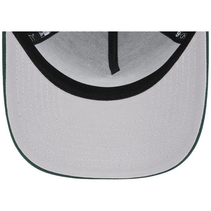 Atlanta Braves Women's New Era 9FORTY Dark Green A-Frame