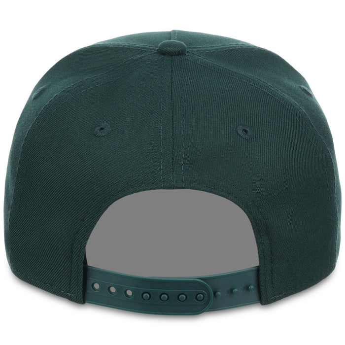 Atlanta Braves Women's New Era 9FORTY Dark Green A-Frame