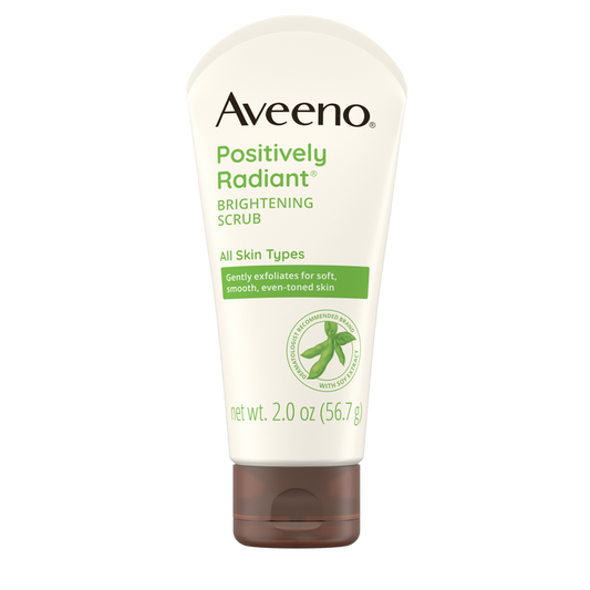 Aveeno Brightening Face Scrub, 140 g