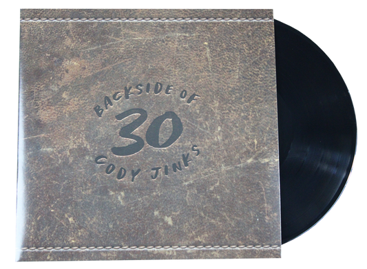 Backside of 30 Black Vinyl
