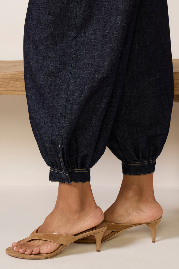 Balloon Denim Trouser