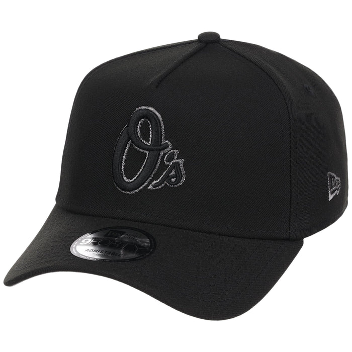Baltimore Orioles MLB Black x Pewter FASHION CORE New Era 9FORTY A-Frame