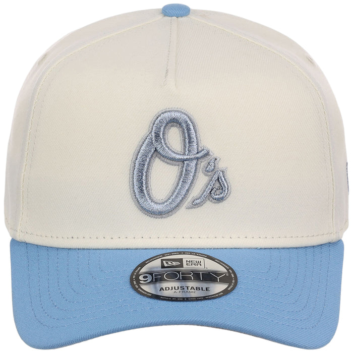 Baltimore Orioles MLB Chrome x Sky FASHION CORE New Era 9FORTY A-Frame