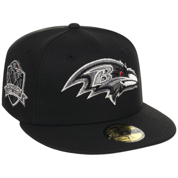 Baltimore Ravens NFL Liquid Titanium New Era 59FIFTY