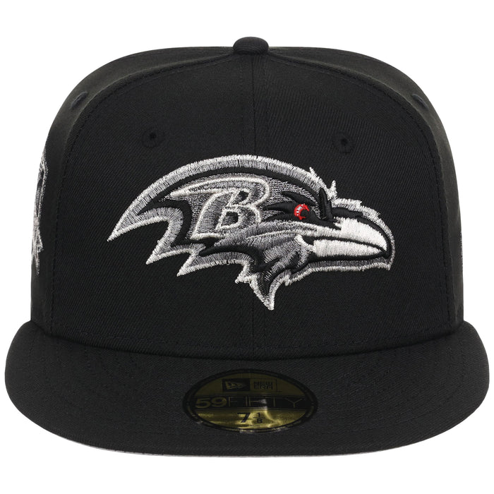 Baltimore Ravens NFL Liquid Titanium New Era 59FIFTY