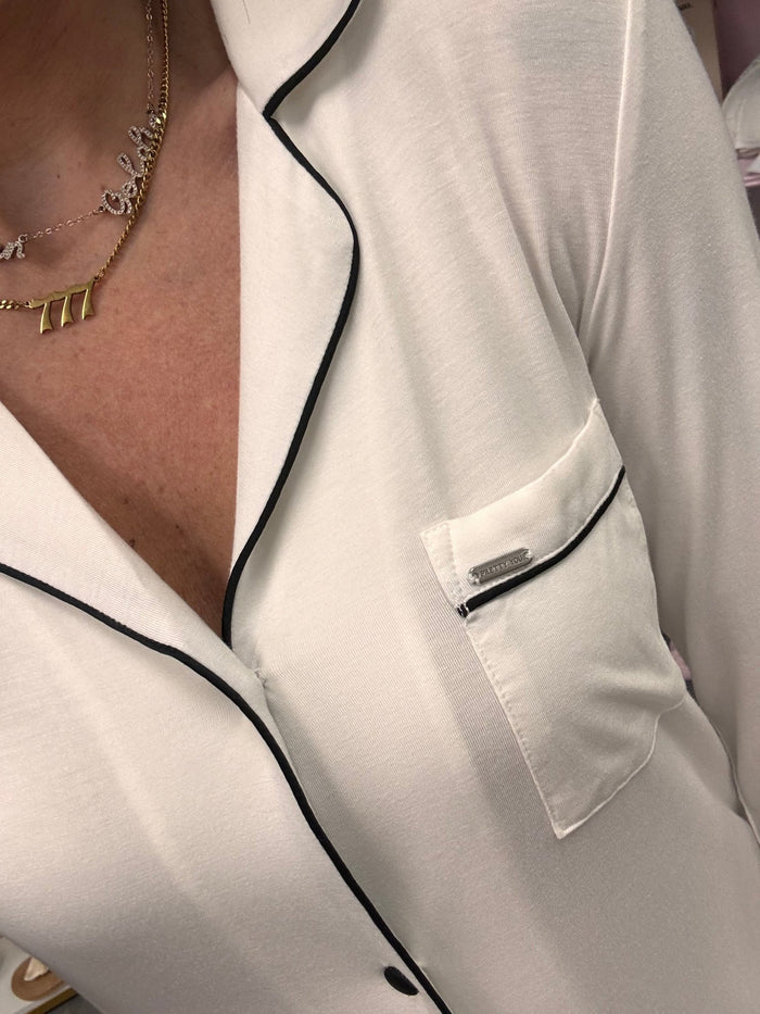 Bamboo Nightshirt in Cream - Intimate Whispers