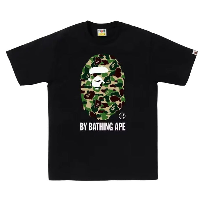 BAPE ABC Camo By Bathing Ape Tee Black Green - Afewvibe