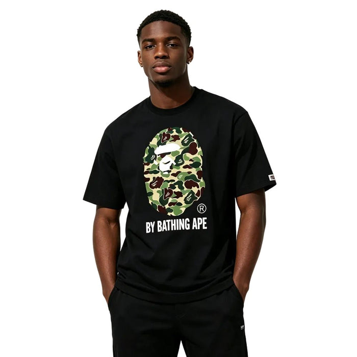 BAPE ABC Camo By Bathing Ape Tee Black Green - Afewvibe