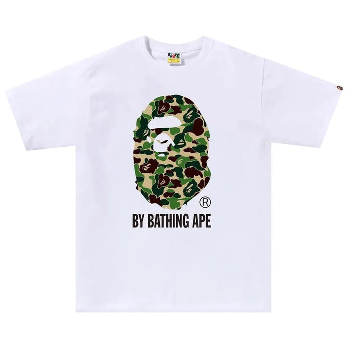 BAPE ABC Camo By Bathing Ape Tee White Green