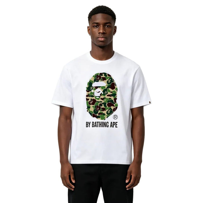 BAPE ABC Camo By Bathing Ape Tee White Green