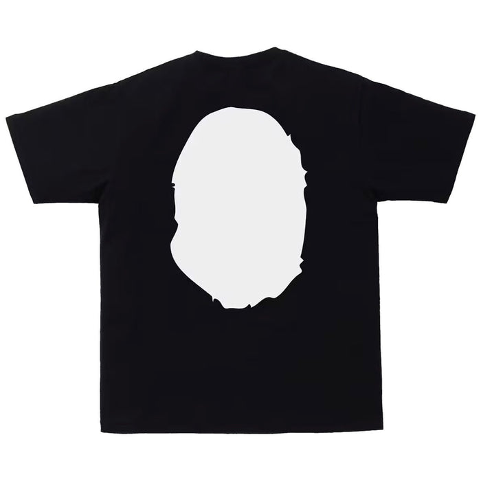 Bape Bicolor Big Ape Head Tee FW21 SS22 FW22 Black - AFewVibe