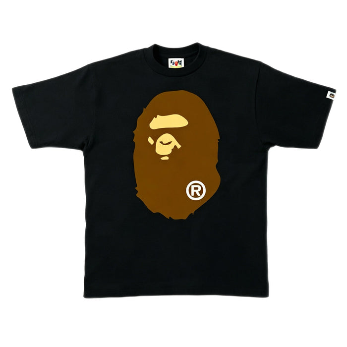 BAPE Big Ape Head Tee Black main product view with Ape Head graphic