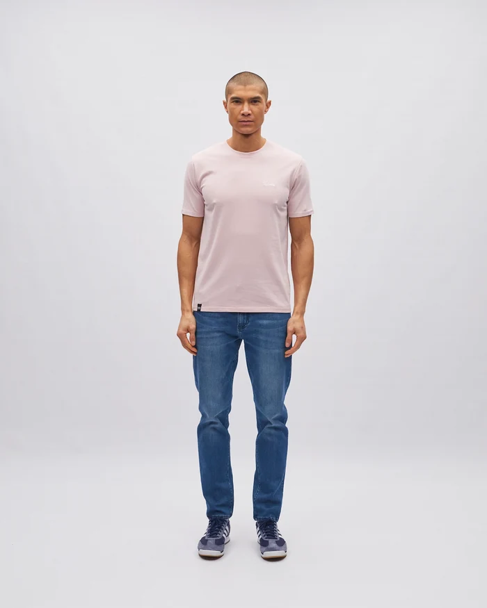 Basic Caden O Neck Tee Candy Floss