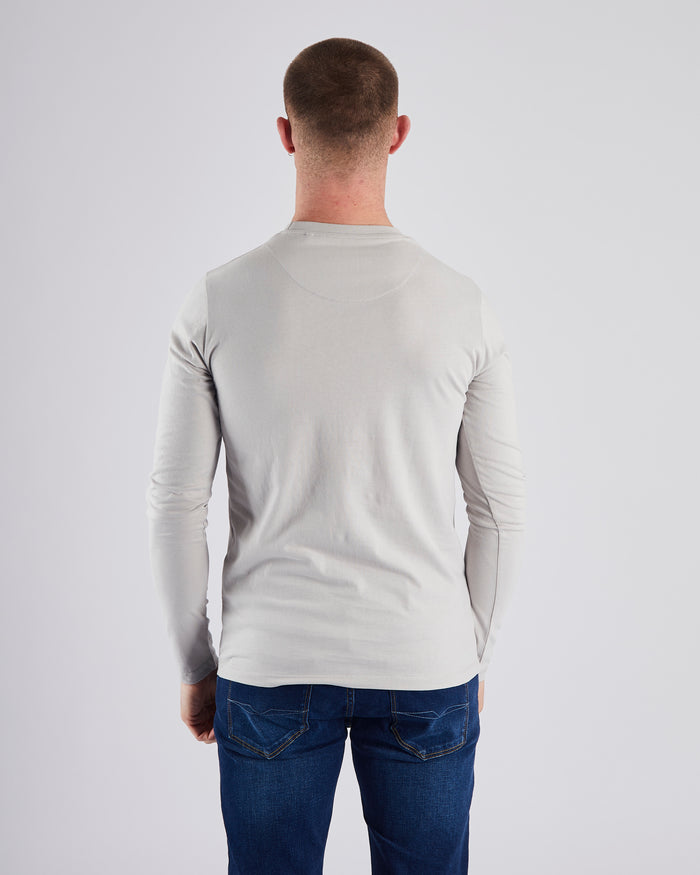Basic Nilo  L/S Tee Ice Berg
