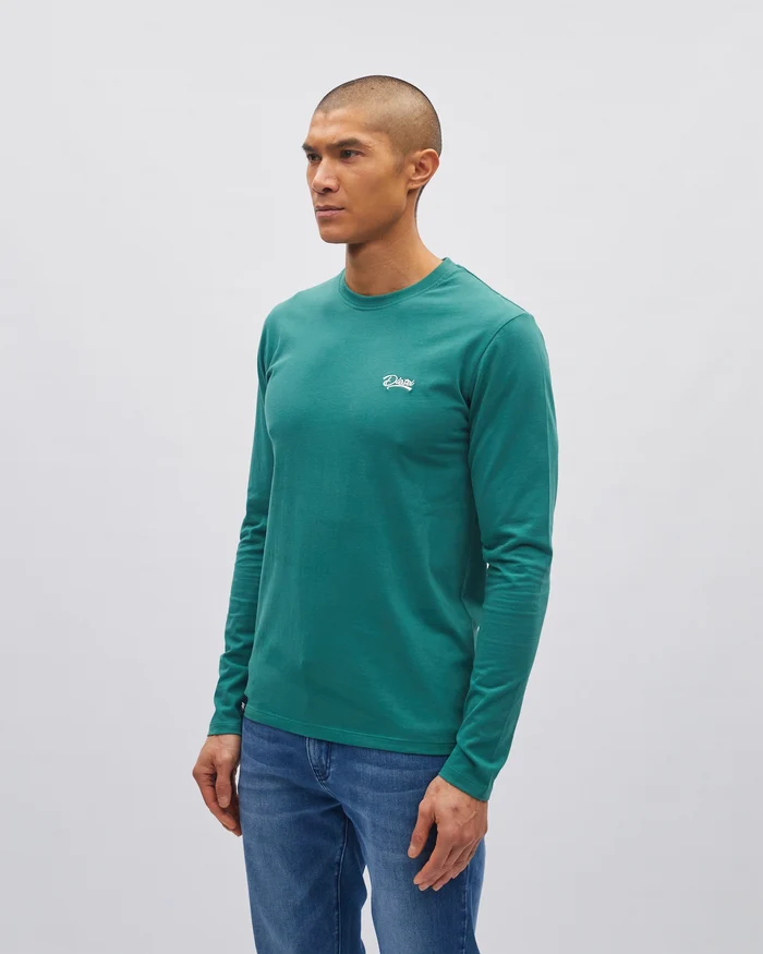 Basic Nilo Ls Tee Woodland Green