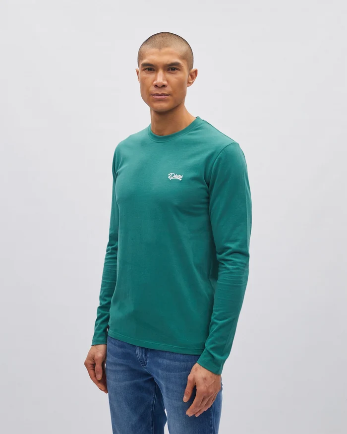 Basic Nilo Ls Tee Woodland Green