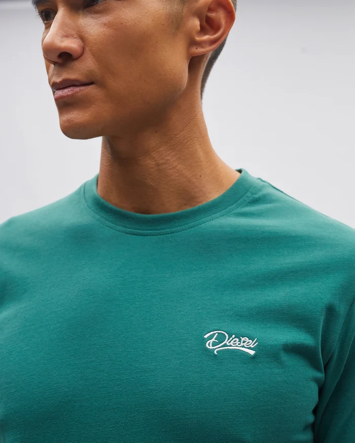 Basic Nilo Ls Tee Woodland Green