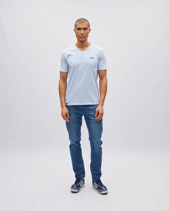 Basic Oakley V Neck League Blue