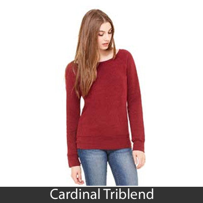 Bella Ladies 8.2Oz. Triblend Slouchy Wide Neck Fleece - EZ Corporate Clothing
 - 4