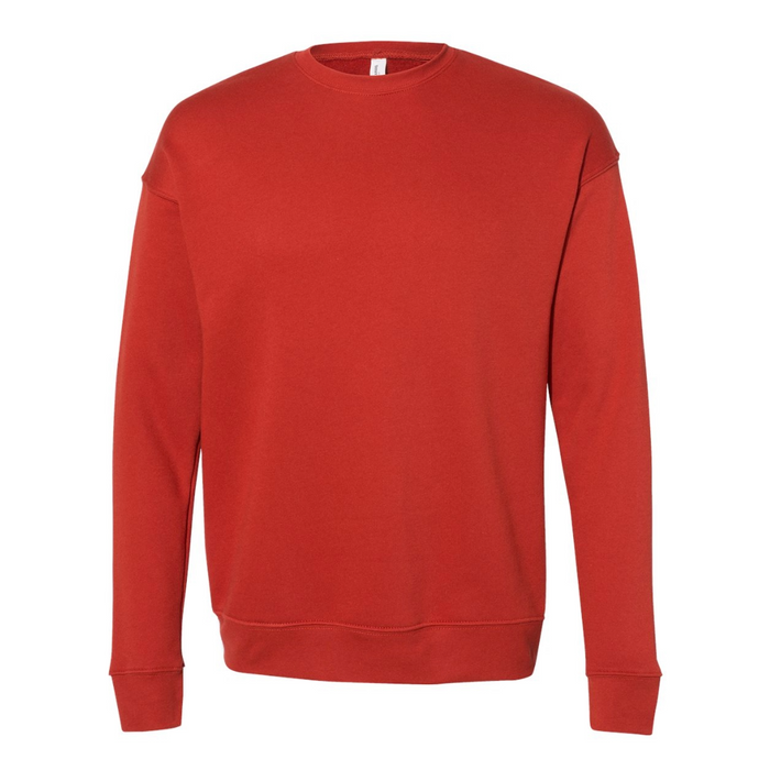 Bella + Canvas Sponge Fleece Drop Shoulder Crewneck, Printed