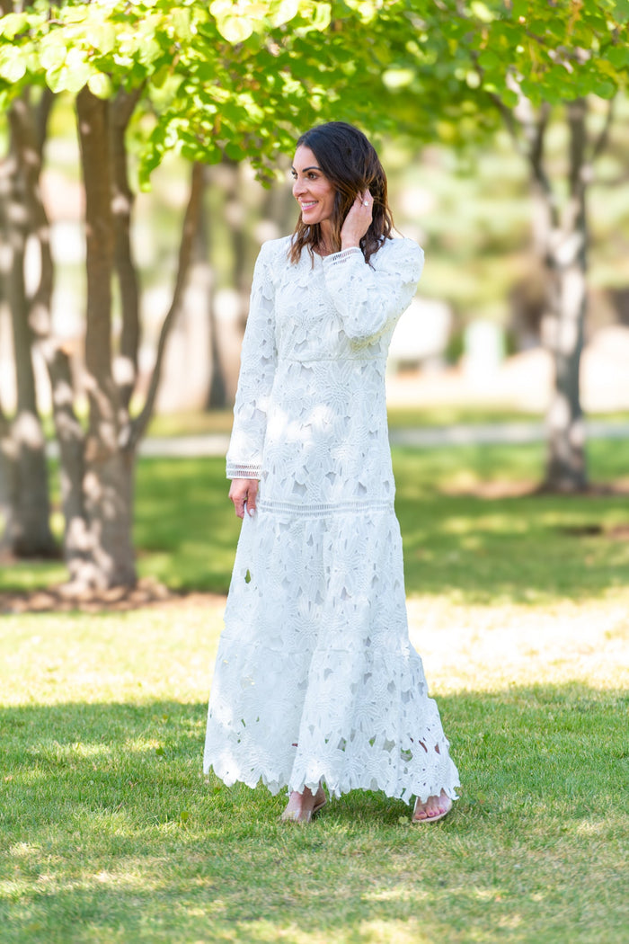 Bentley Lace Maxi Dress - SexyModest Boutique