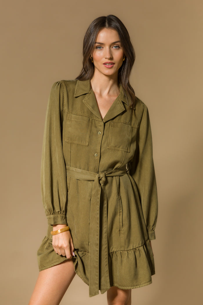 Bethenny Pesto Dress - Dresses - Velvet Heart Clothing