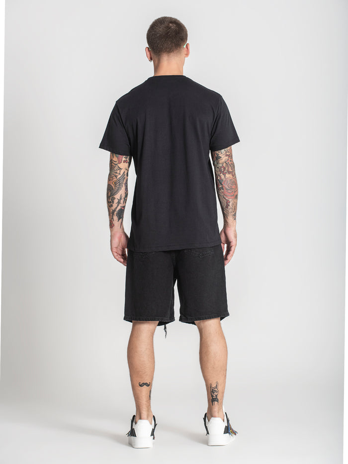 t-shirts / Black Nautic Tee