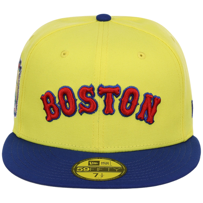 Boston Red Sox Iron Czar New Era 59FIFTY (Yellow/Blue)