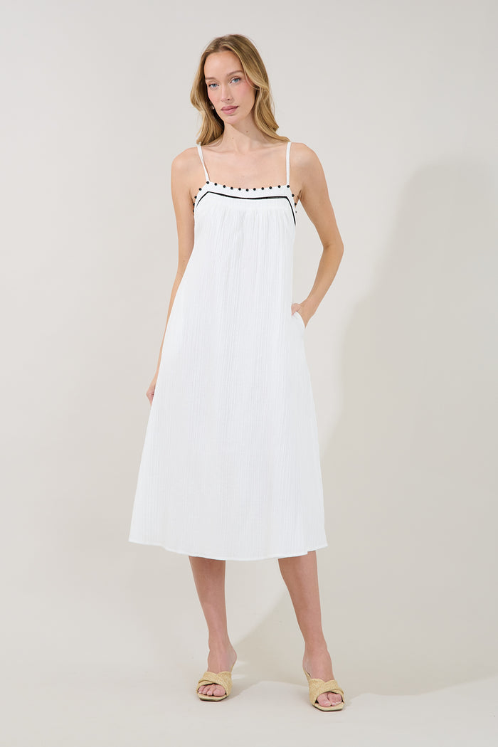 Brasie Flowy Sleeveless Midi Dress