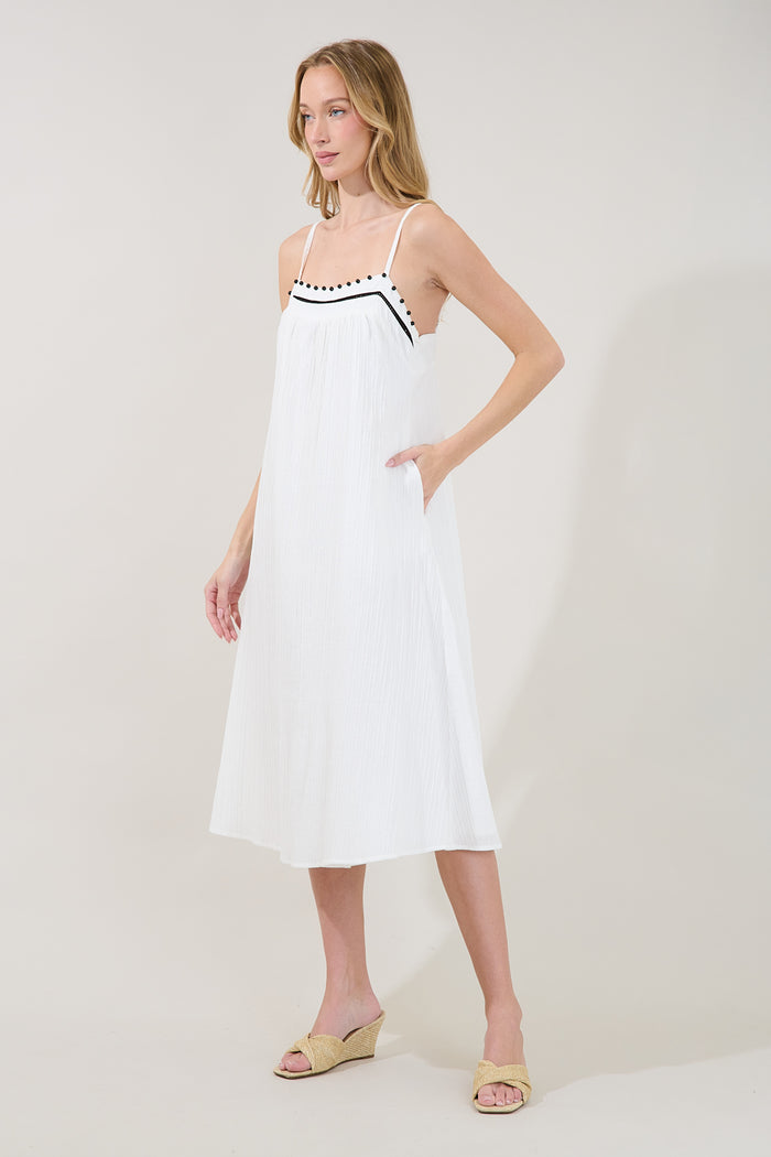 Brasie Flowy Sleeveless Midi Dress