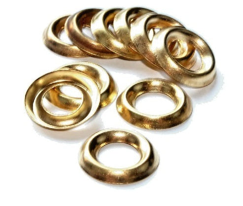 BRASS CUP WASHER NO.6 PACK 13.