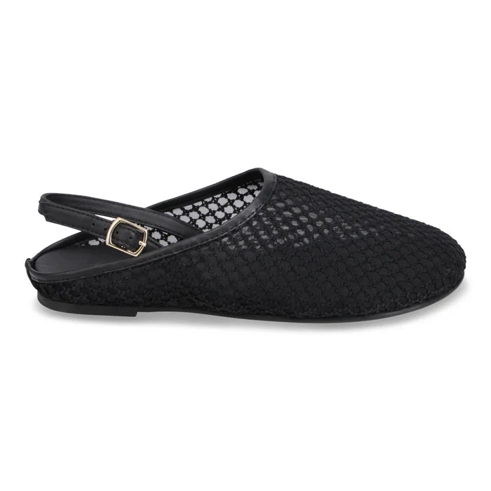 Bueno AUBRY Slingback Mule in Black
