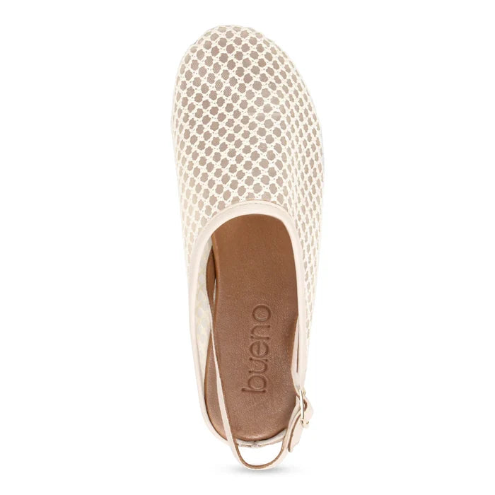 Bueno AUBRY Slingback Mule in White