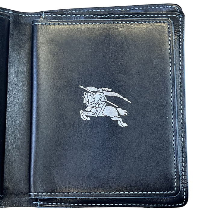 Burberry Black Label – kožená peněženka (černá)