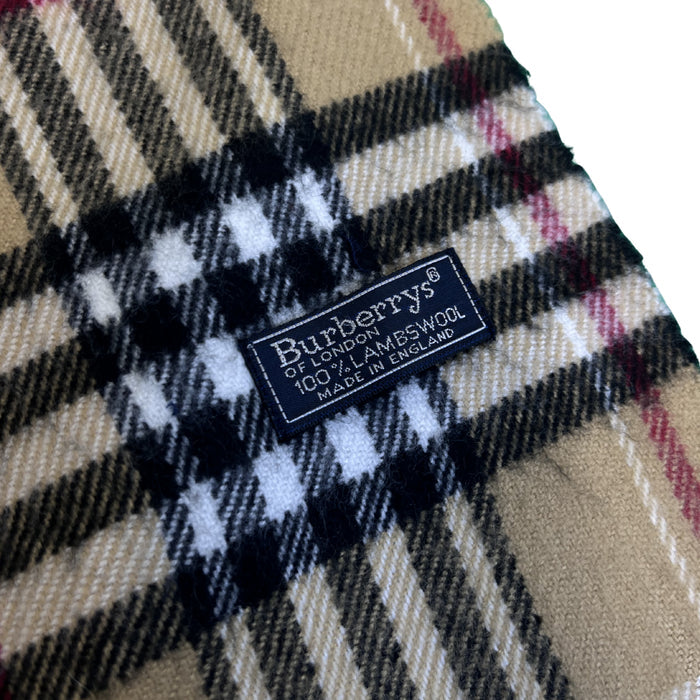 Burberry klasická béžová kostkovaná šála