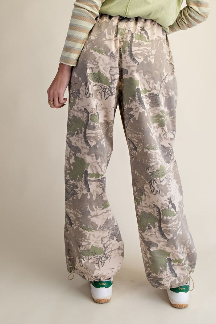 CAMO PANTS, OLIVE