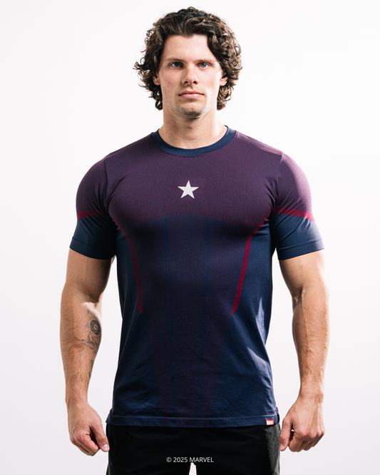 Captain America Super Suit™ Compression Short Sleeve