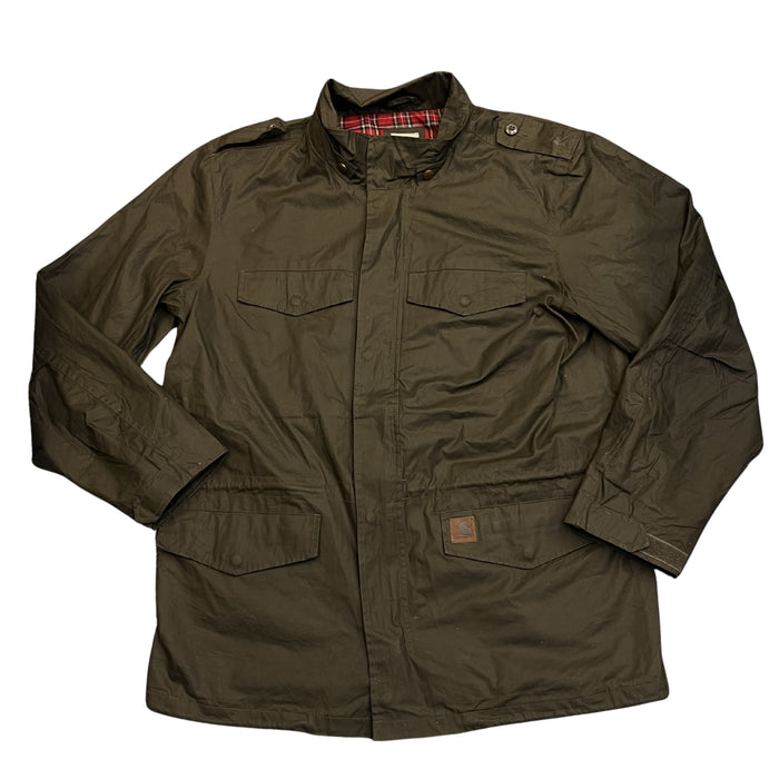 Carhartt Field Jacket (olive / tartan lining)