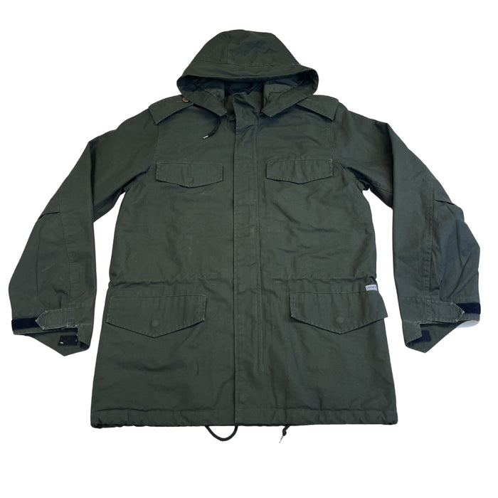 Carhartt zateplená parka s kapucí (army green)