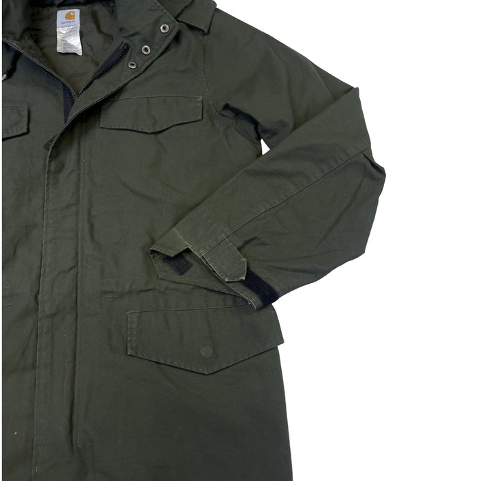 Carhartt zateplená parka s kapucí (army green)