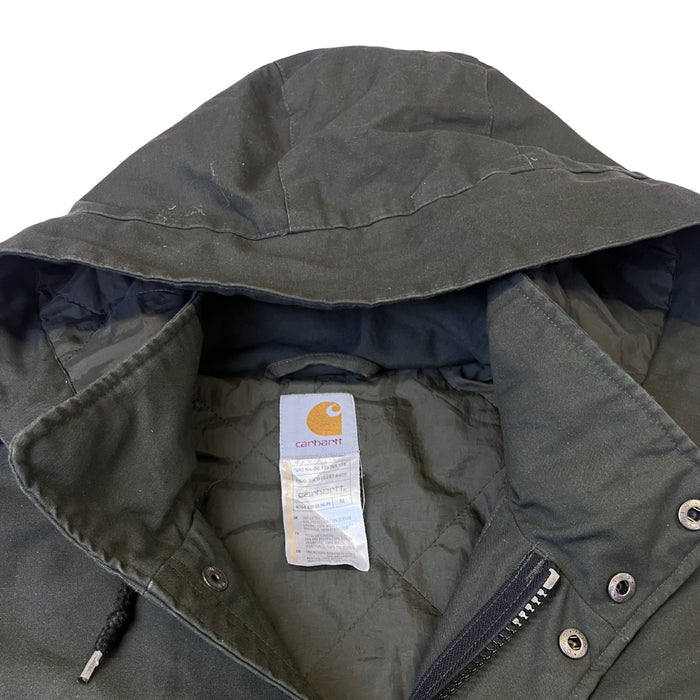 Carhartt zateplená parka s kapucí (army green)