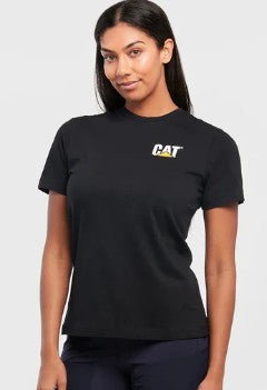 CAT Women's S/S Trademark Tee 8010011