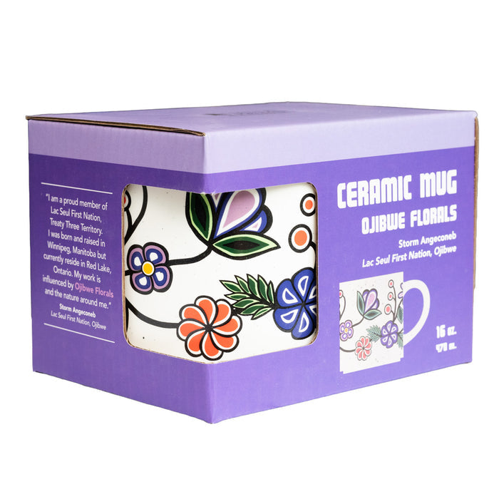 Ceramic Mug - Ojibwe Florals