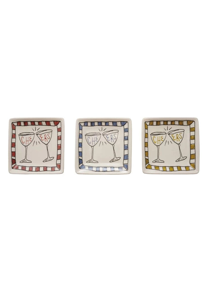 Cheers Stoneware Dish