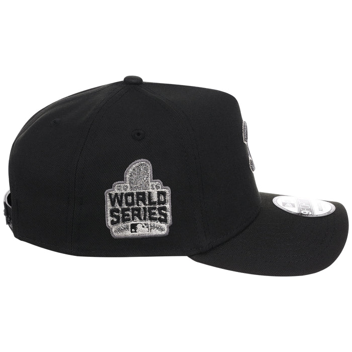 Chicago Cubs MLB Flipmode 2.0 Liquid Titanium New Era 9FORTY A-Frame (Black/Black/Gray)